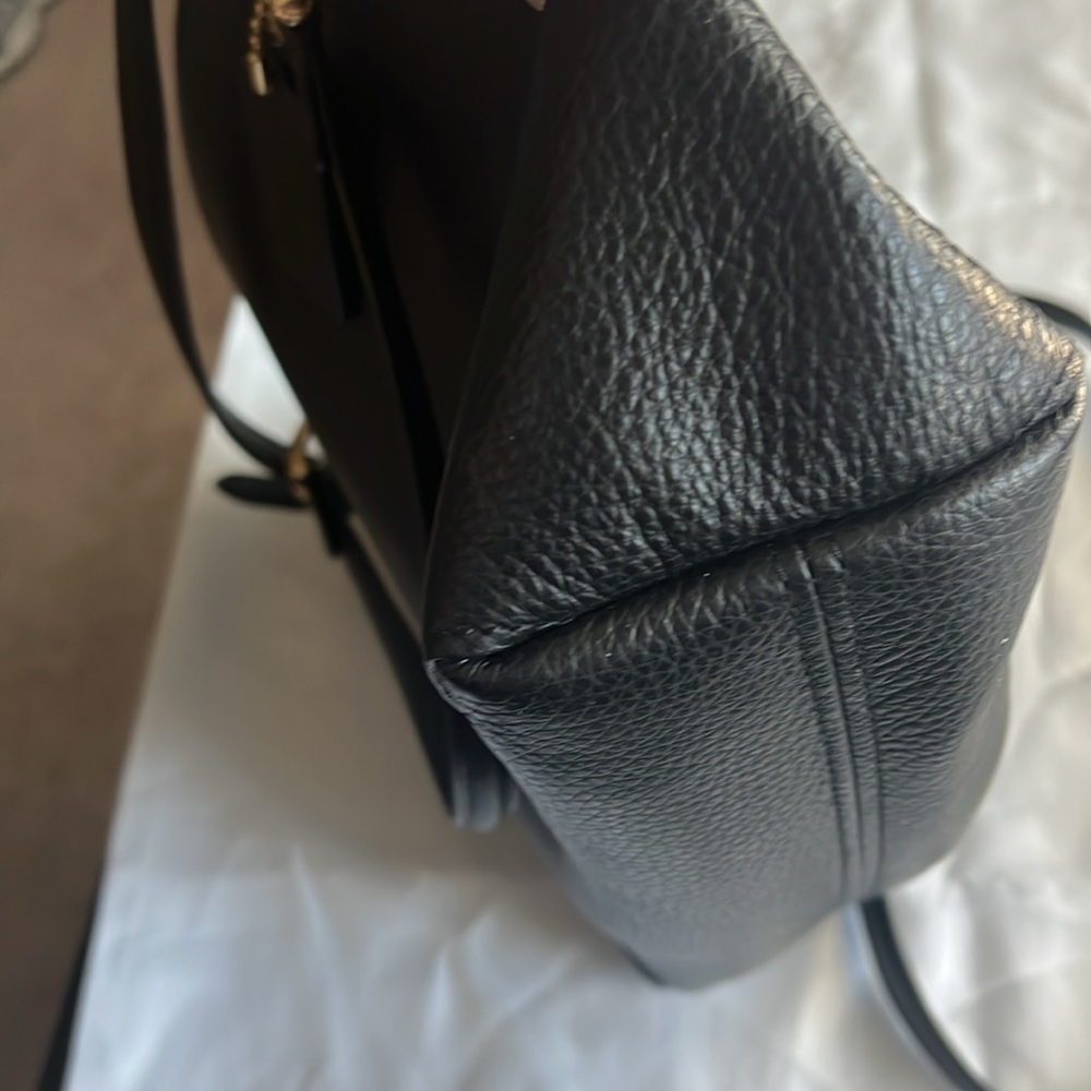 Coach Black Leather Tote Bag - Picture 4 of 7